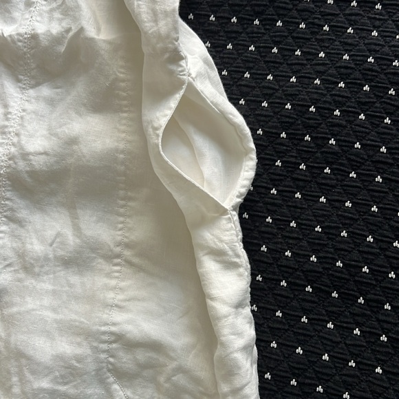 Everlane linen apron dress S white - Picture 7 of 14